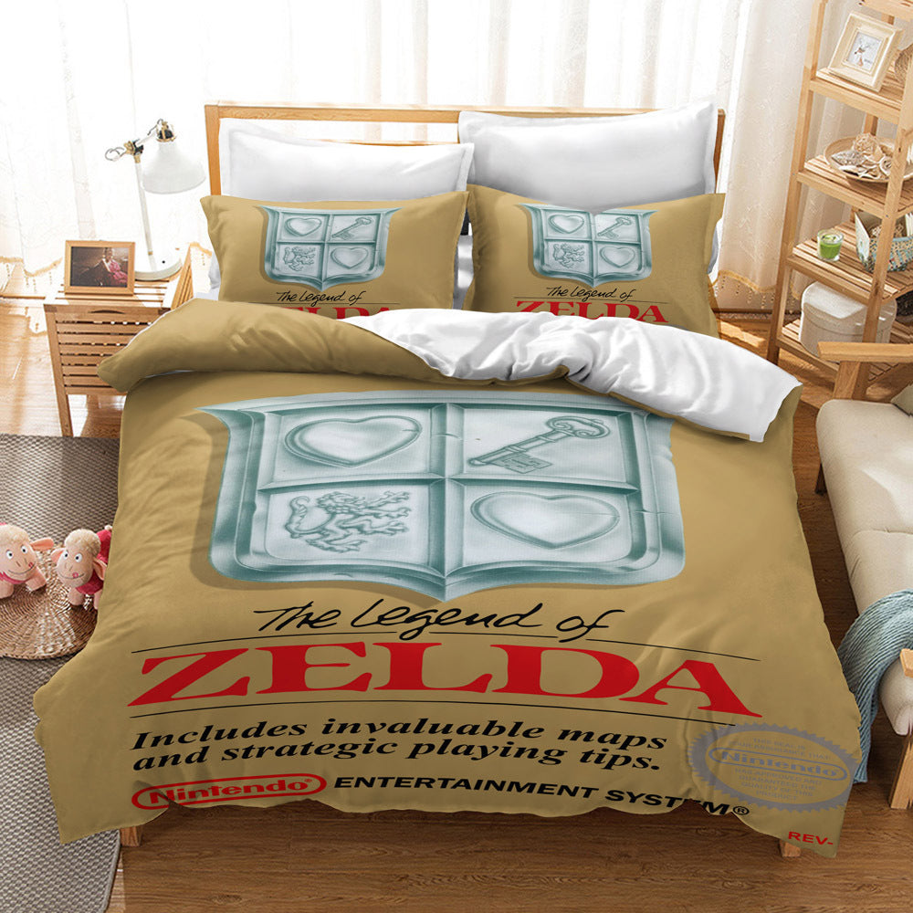 KTX-235091 Zelda Themed Bedding Set in 2 or 3 Piece Options, Multiple Sizes Available