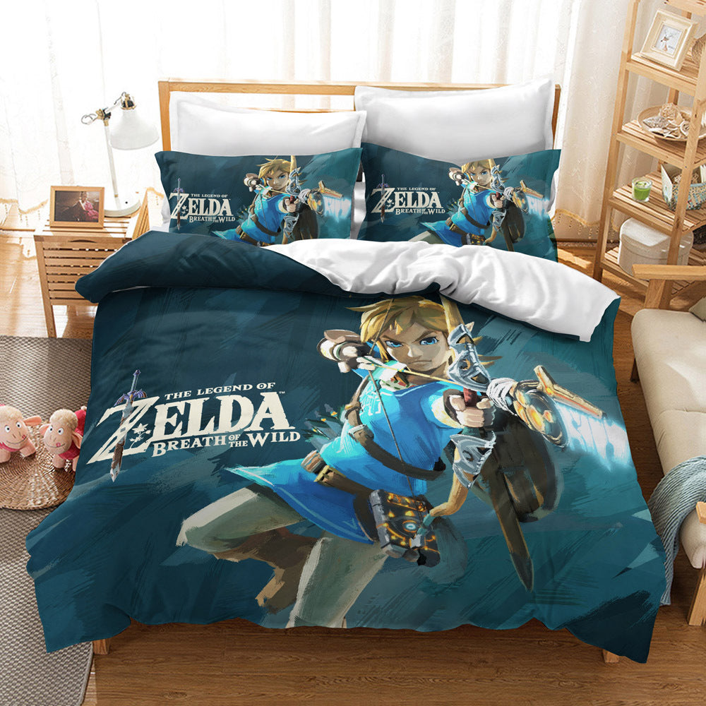 KTX-235091 Zelda Themed Bedding Set in 2 or 3 Piece Options, Multiple Sizes Available