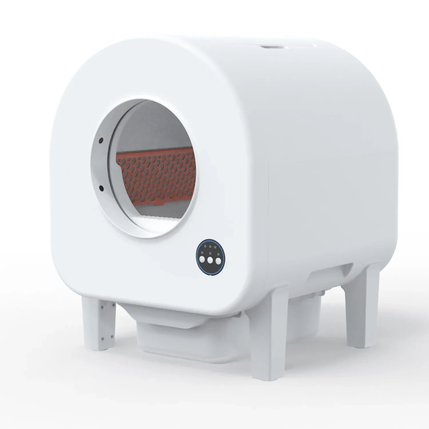 KTX-235219 Smart Self-Cleaning Cat Litter Box with App Control, 68L Large Capacity, Odor Control, Anti-Trap Function for Multiple Cats