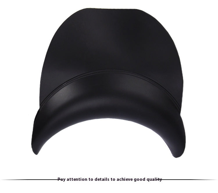 KTX-235731 Silicone Shampoo Chair Pillow with Suction Cup for Barber Shop Use - Black