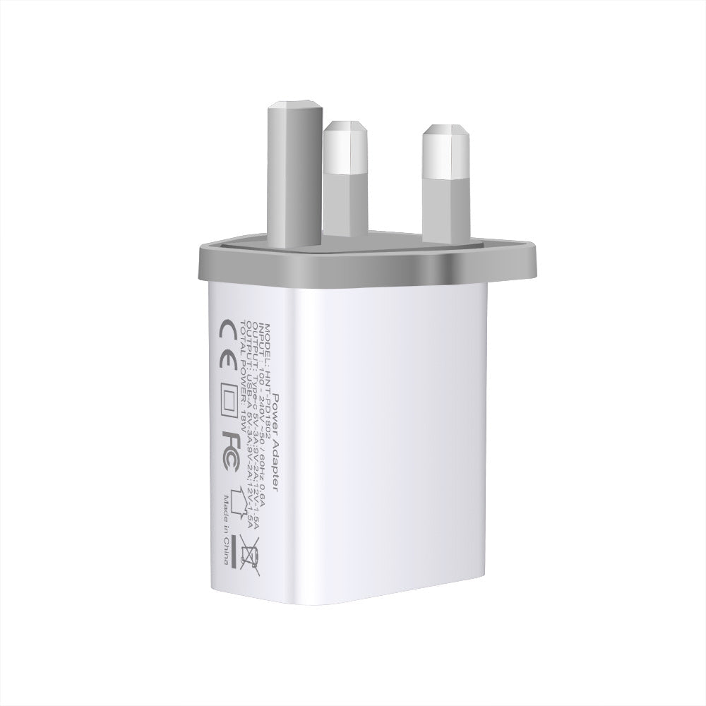 KTX-235987 FDGAO 18W PD Fast Charging Plug with Dual USB Typ-C Ports for Apple 12 Mobile Phones