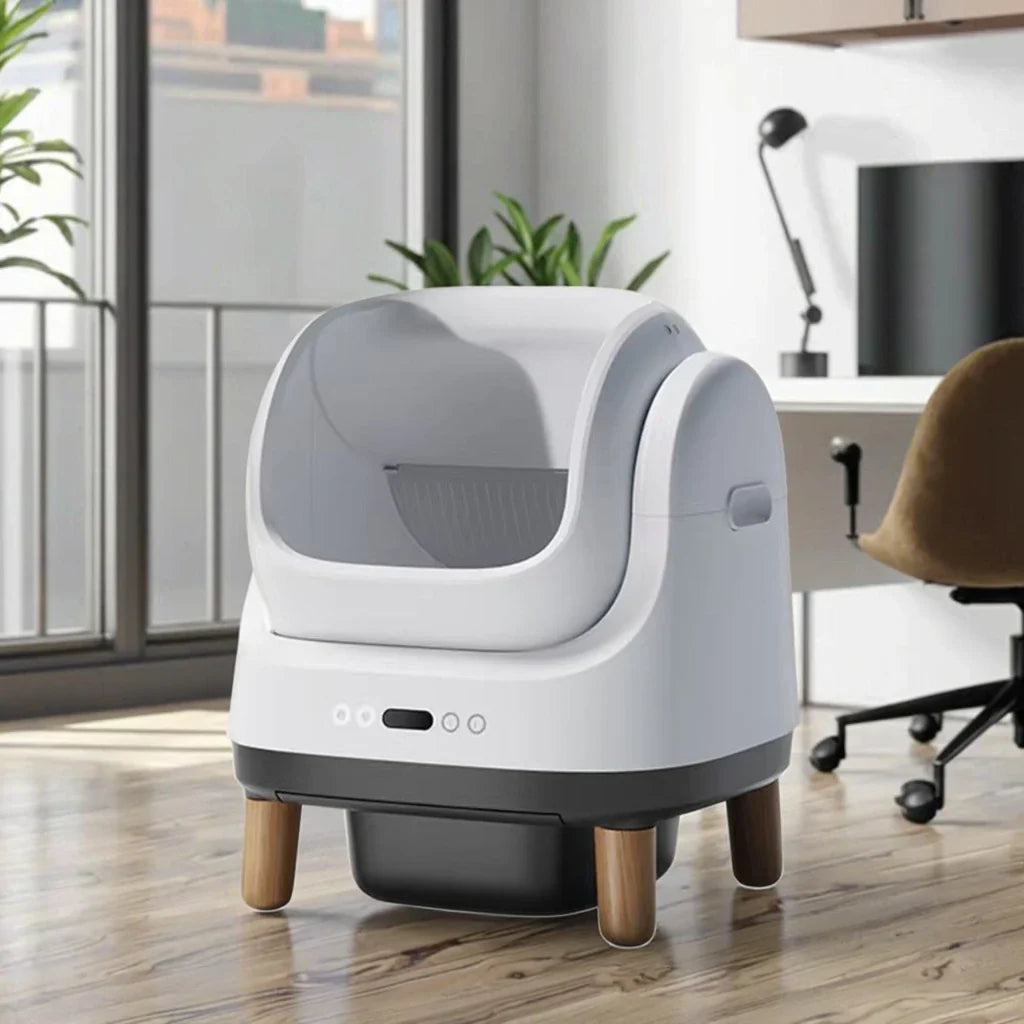 KTX-236371 Automatic Self-Cleaning Cat Litter Box with 60L Capacity and Deodorizing Features