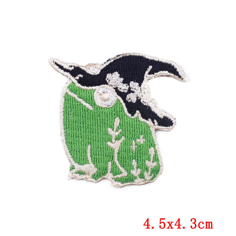 KTX-237011 Cartoon Frog Duck Embroidery Patch for Clothing and Home Textiles