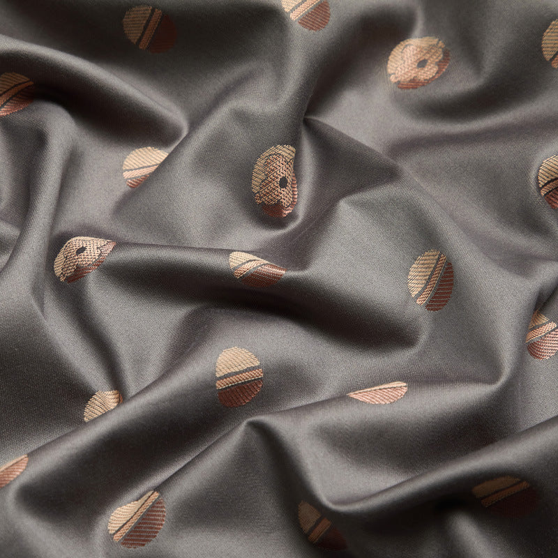 KTX-238227 Long-Staple Cotton Jacquard Four-Piece Bedding Set in Solid Colors