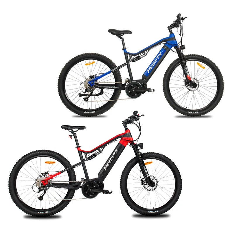 KTX-239699 High-Speed 27-Speed 48V Electric Mountain Bike with 500W Motor and Hydraulic Disc Brakes