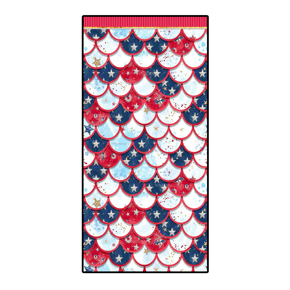 KTX-239955 Microfiber Mermaid-Print Bath Towel - Quick-Drying & Lightweight Rectangular Design