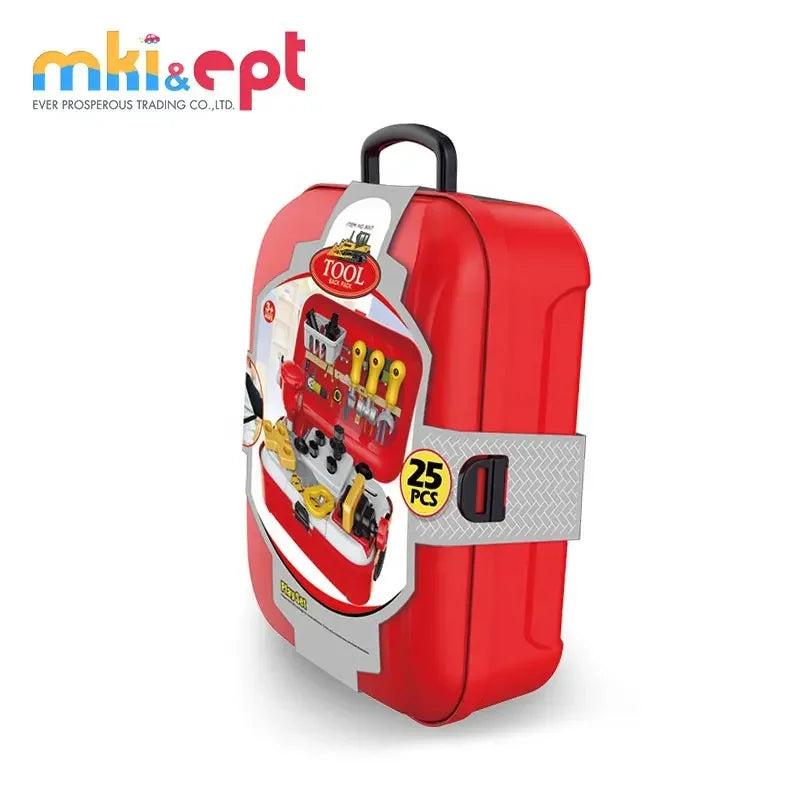 KTX-240211 Kids Pretend Play Tool Set with Chainsaw, Wrench, and Screwdriver - Engaging Educational Toy for Ages 2-7