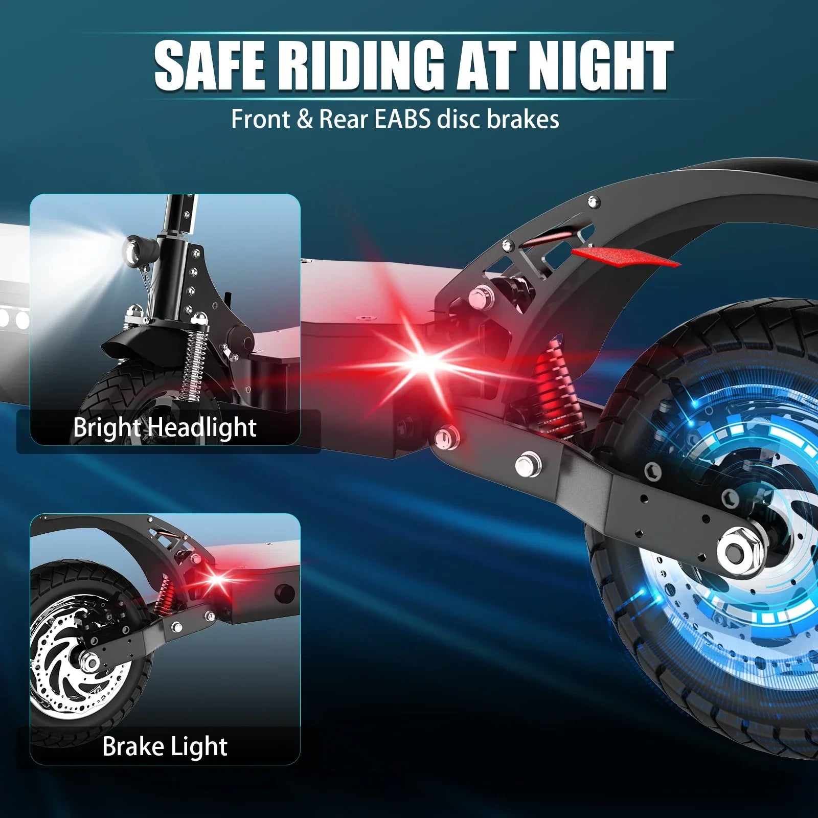 KTX-240403 Electric Scooter X750 for Adults - 80KM Range, 65KM/H Speed, 1600W Motor, Foldable Design