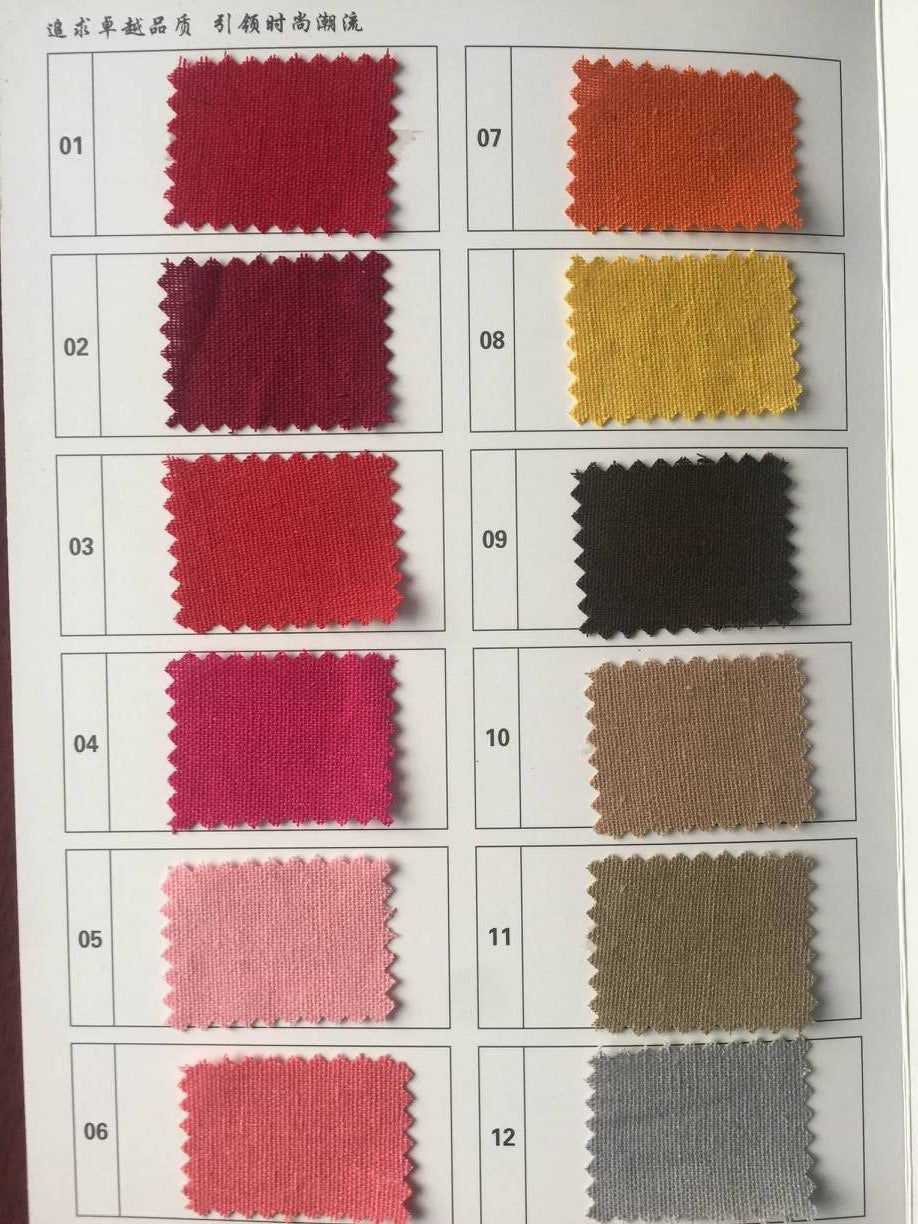 KTX-242515 Linen Cotton Blend Sofa Curtain Fabric for Home Decor, Bags, and Upholstery