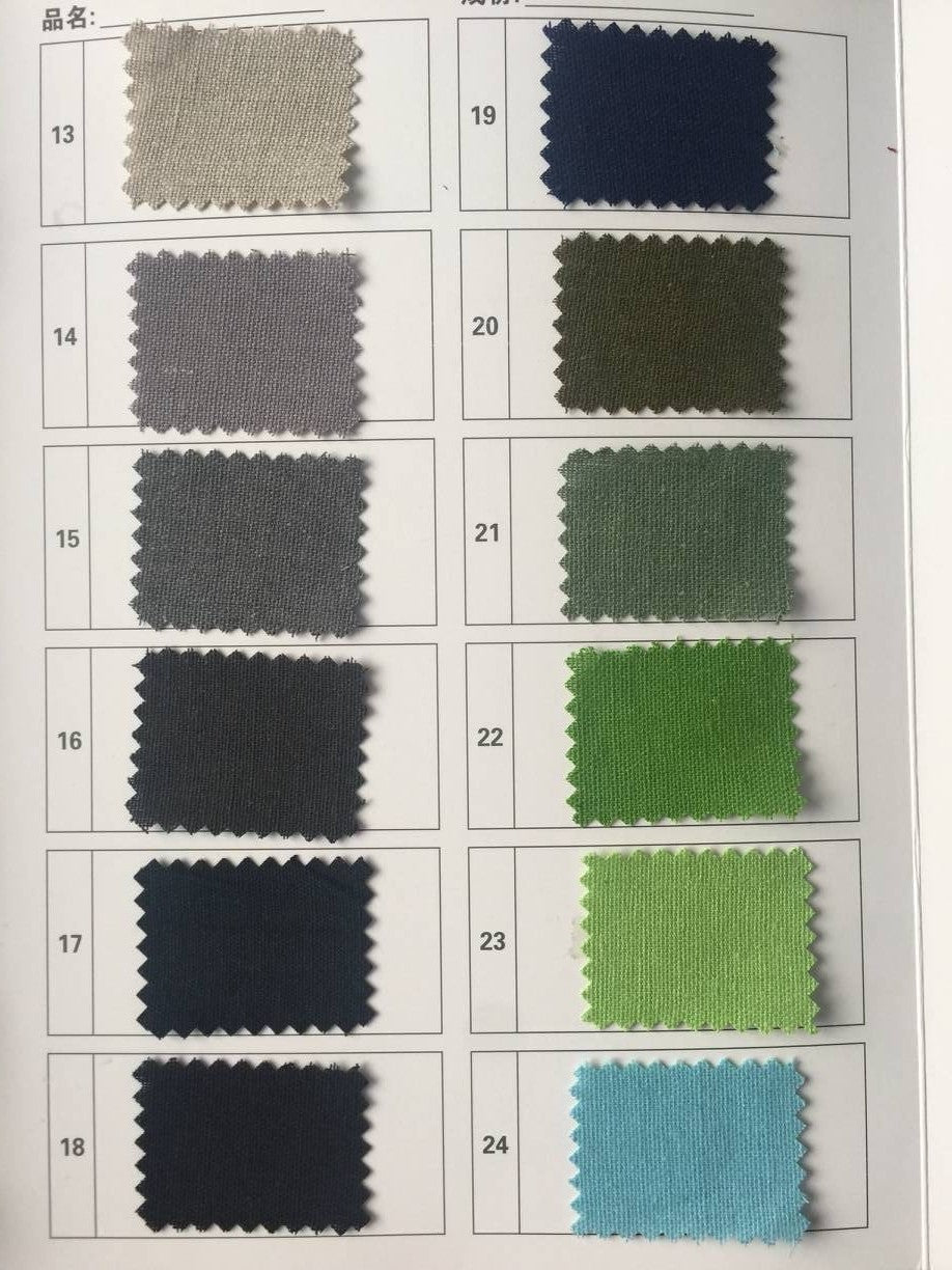 KTX-242515 Linen Cotton Blend Sofa Curtain Fabric for Home Decor, Bags, and Upholstery