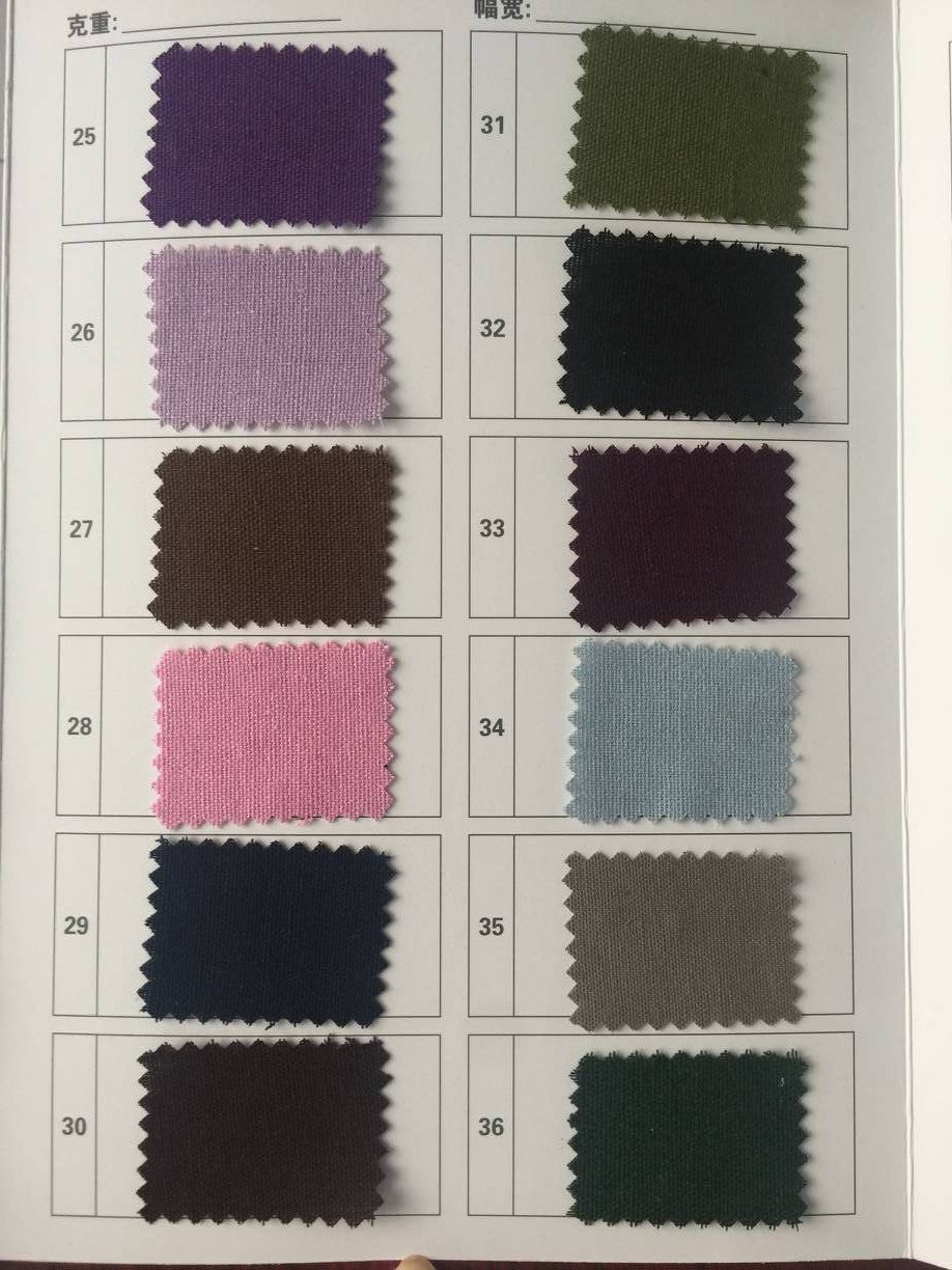 KTX-242515 Linen Cotton Blend Sofa Curtain Fabric for Home Decor, Bags, and Upholstery