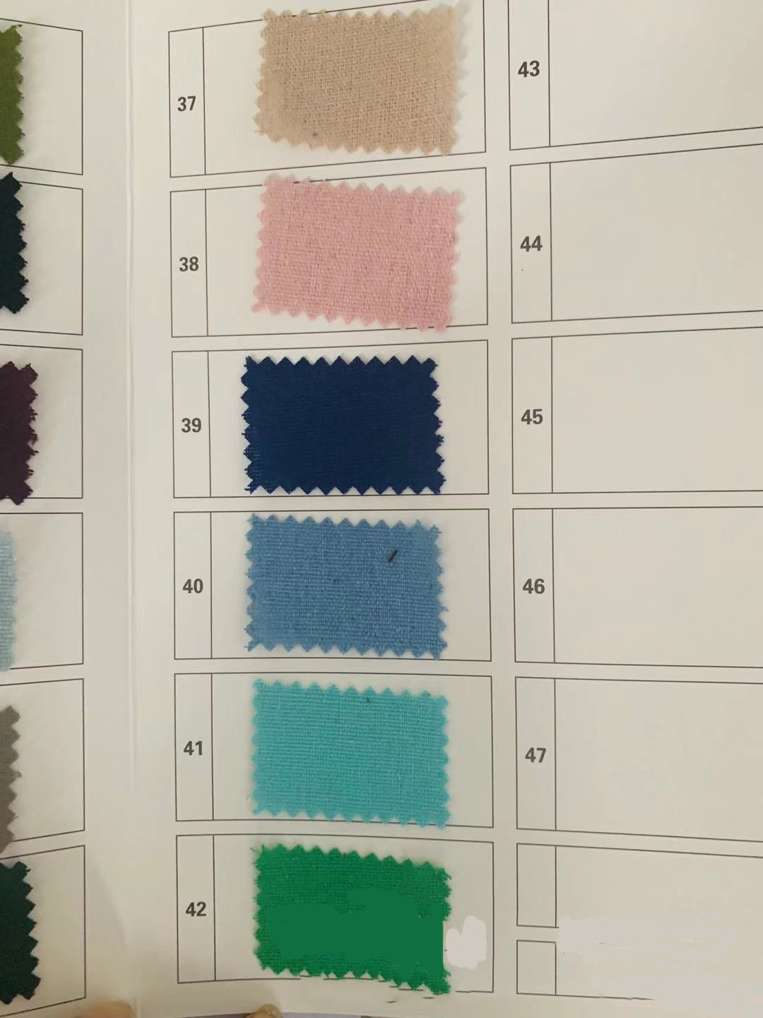 KTX-242515 Linen Cotton Blend Sofa Curtain Fabric for Home Decor, Bags, and Upholstery