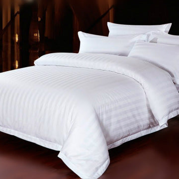 KTX-244755 Four-Piece Hotel Bedding Set in Polyester Cotton - Soft and Durable Comfort