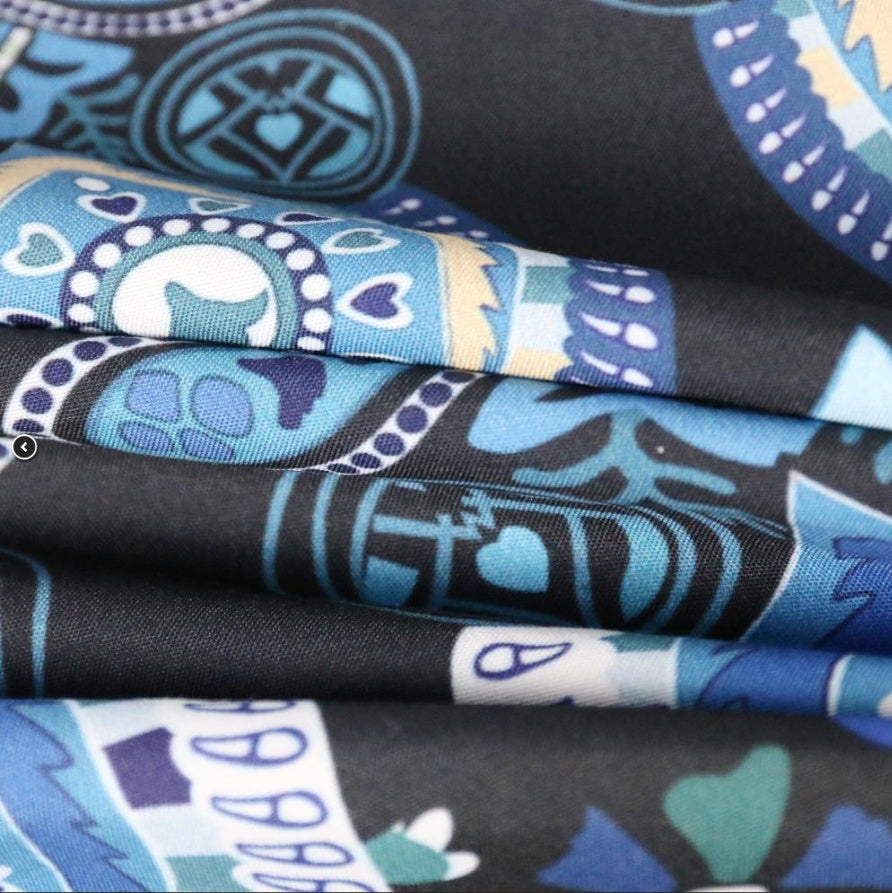 KTX-245907 Mandala Printed Polyester Wall Tapestry for Home Decor