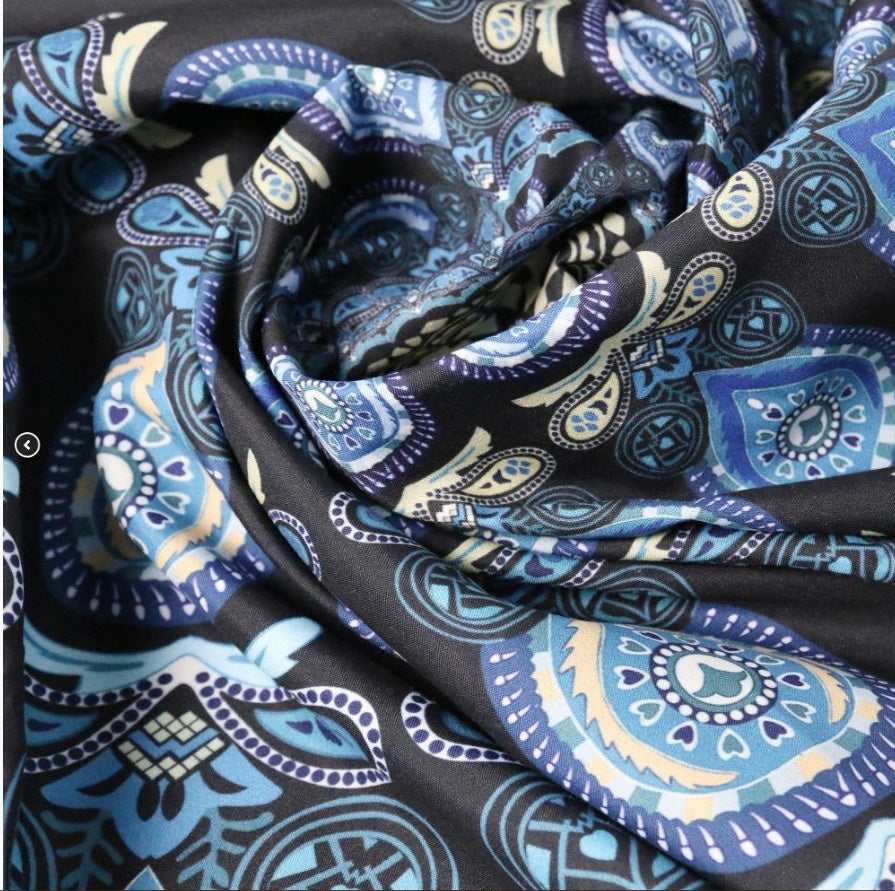 KTX-245907 Mandala Printed Polyester Wall Tapestry for Home Decor