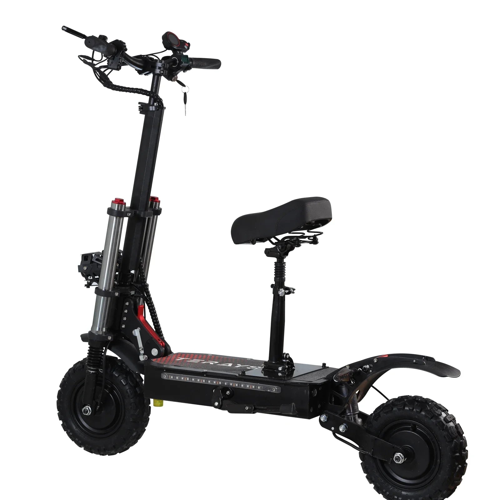 KTX-246483 Dual Motor Electric Scooter with 80-85KM/H Max Speed and 90-100KM Range, 11” Off-Road Tires, Waterproof IPX5