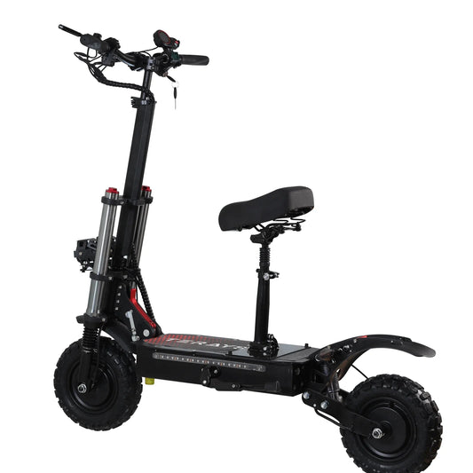 KTX-246483 Dual Motor Electric Scooter with 80-85KM/H Max Speed and 90-100KM Range, 11” Off-Road Tires, Waterproof IPX5
