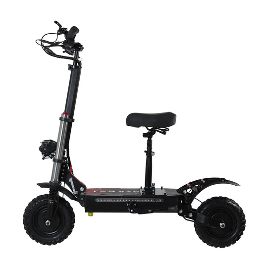 KTX-246483 Dual Motor Electric Scooter with 80-85KM/H Max Speed and 90-100KM Range, 11” Off-Road Tires, Waterproof IPX5