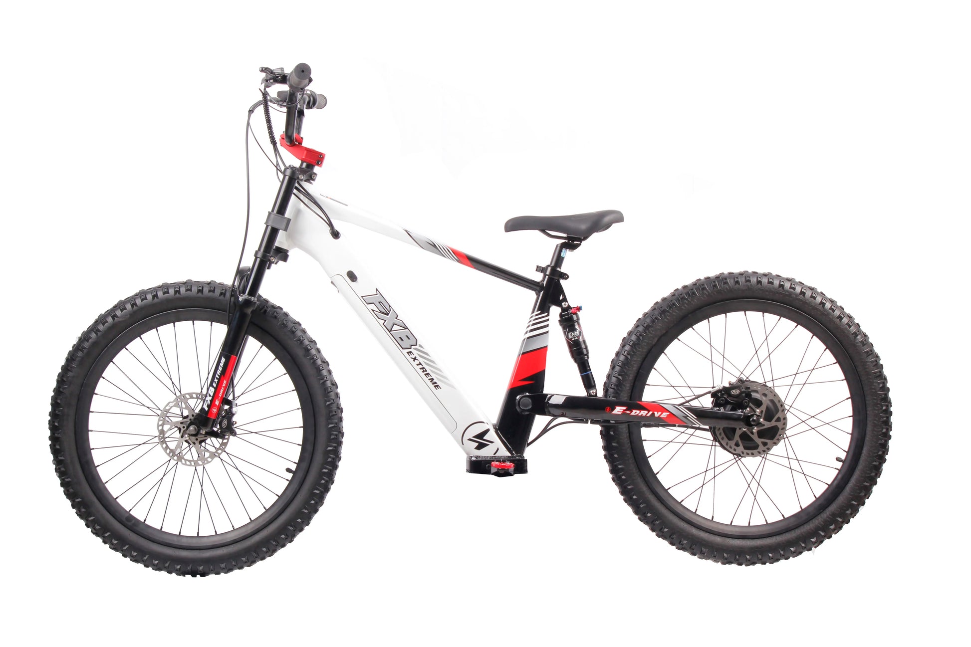 KTX-246547 Kids Electric Bike with 1200W Motor, 36V Battery, 20 & 24 Inch Fat Tires, Hydraulic Disc Brakes, 3 Speed Options