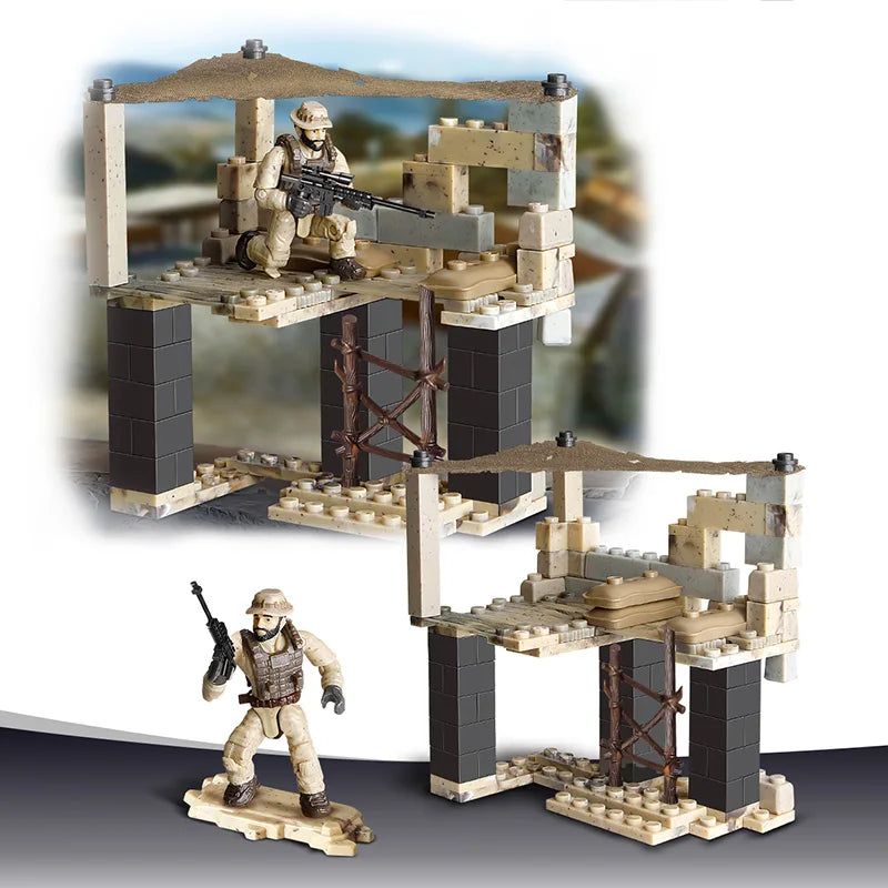 KTX-246867 Military Action Figures Building Block Toy Set for Kids – Special Forces Assembly Toys