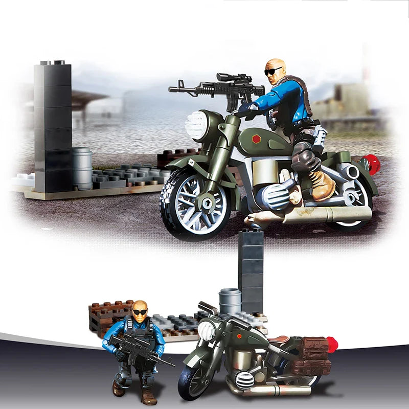 KTX-246867 Military Action Figures Building Block Toy Set for Kids – Special Forces Assembly Toys