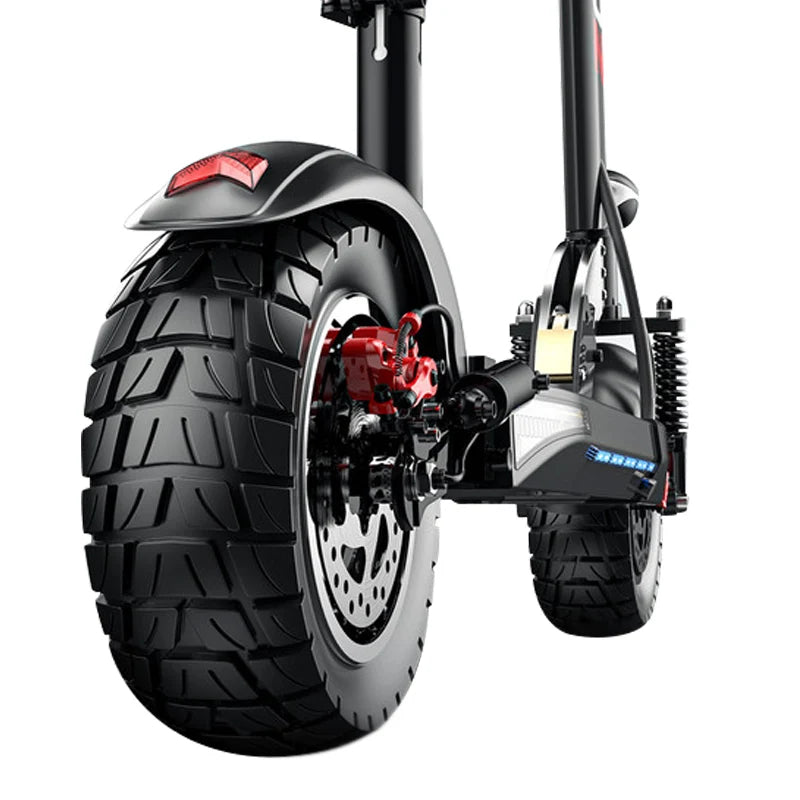 KTX-247635 800W Waterproof Folding Electric Scooter for Adults - 40-60km Range, Max Speed 50km/h, LED Lights, 150kg Capacity