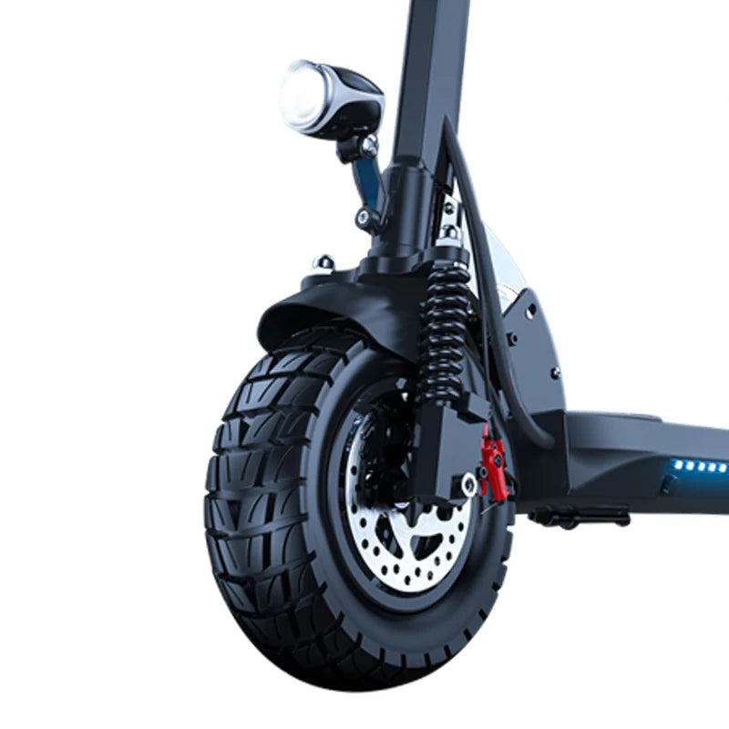 KTX-247635 800W Waterproof Folding Electric Scooter for Adults - 40-60km Range, Max Speed 50km/h, LED Lights, 150kg Capacity
