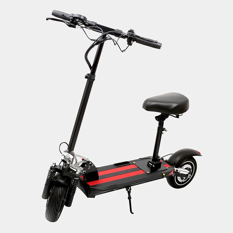 KTX-247635 800W Waterproof Folding Electric Scooter for Adults - 40-60km Range, Max Speed 50km/h, LED Lights, 150kg Capacity
