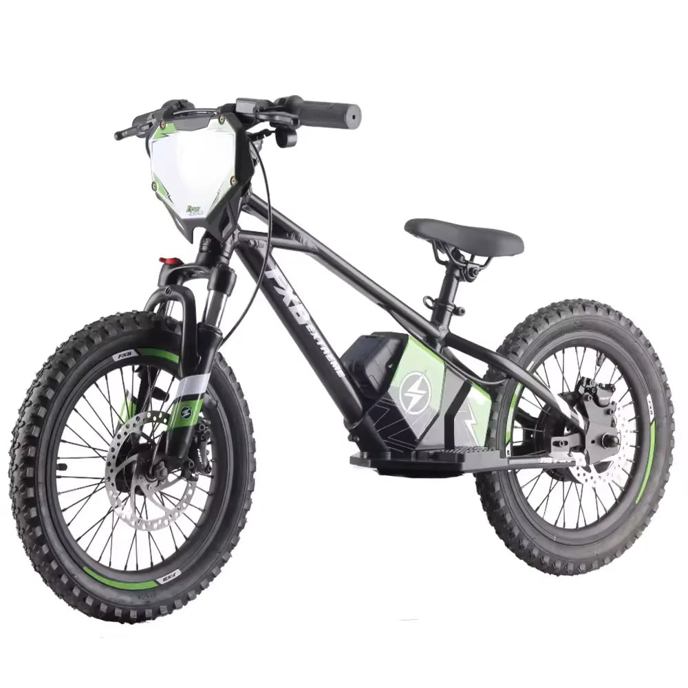 KTX-247699 Children's 12" & 16" Electric Balance Bike, 350W Motor, 36V Battery, Hydraulic Suspension, Disc Brakes, Ages 5-8