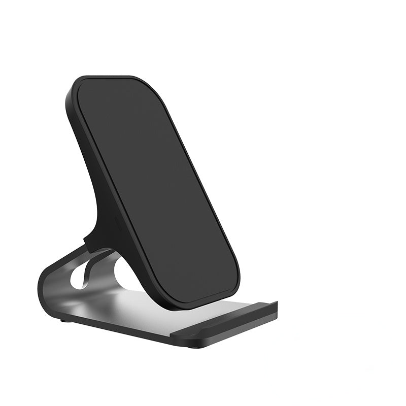 KTX-249491 Aluminum Alloy Wireless Charger with Desktop Stand - Fast Charge Support and Indicator Light