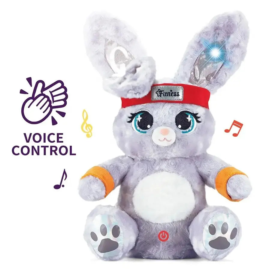 KTX-249683 Dancing Talking Plush Rabbit Doll Toy with Voice Control for Babies and Kids