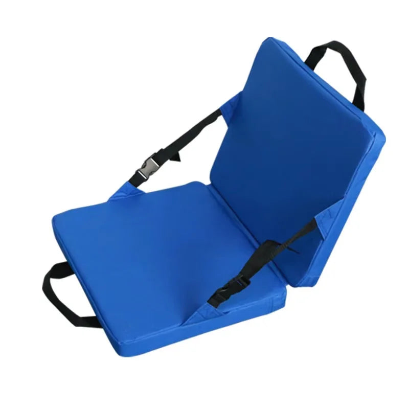 KTX-249939 Portable Foldable Stadium Chair with Cushion for Outdoor Use and Beach Settings