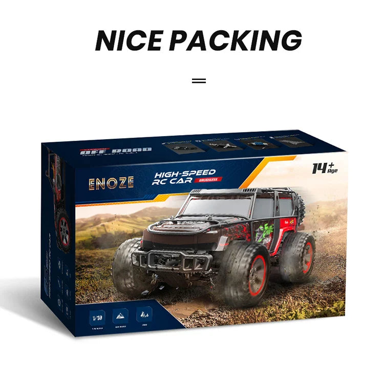 KTX-250259 All-Terrain 4x4 Off-Road RC Car 1:10 Scale, Waterproof, 60 km/h Speed, Brushless Motor, 80m Control Range