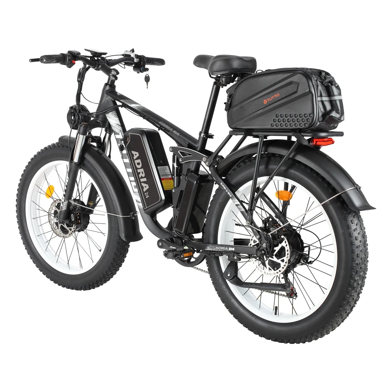 KTX-252435 4000W 52V 30AH Dual Motor Electric Mountain Bike with Fat Tires for Adults