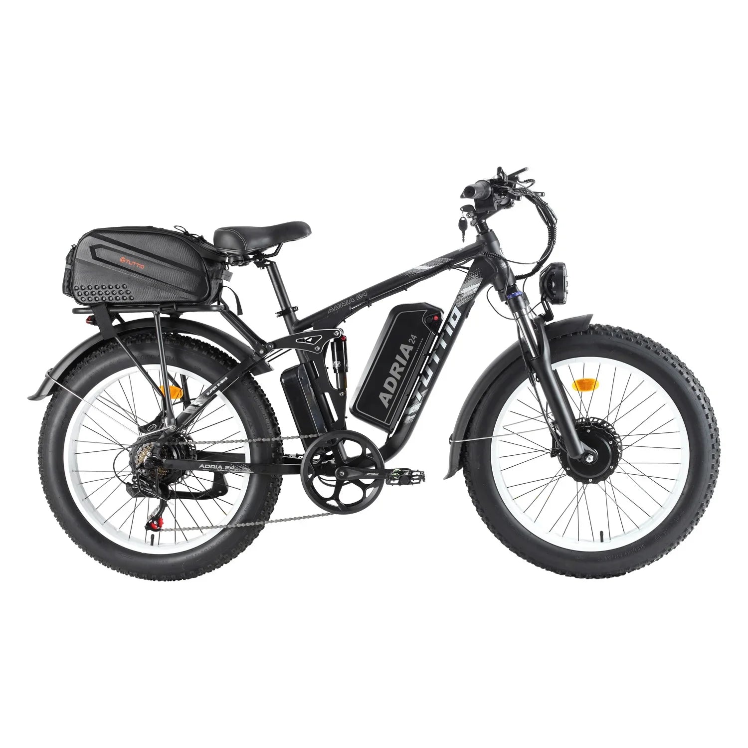 KTX-252435 4000W 52V 30AH Dual Motor Electric Mountain Bike with Fat Tires for Adults