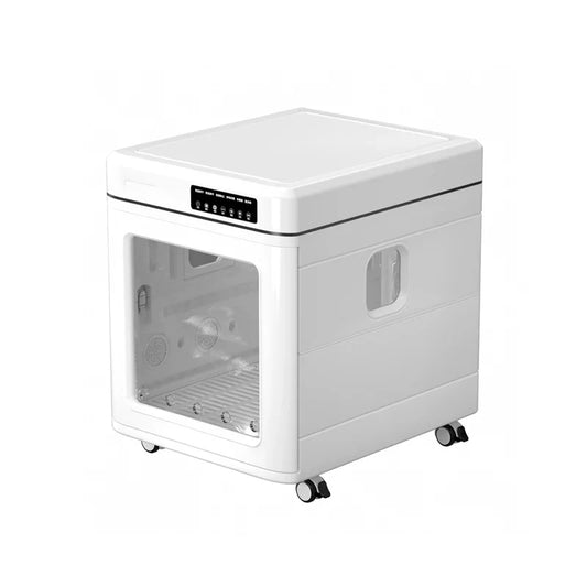 KTX-253139 100L Foldable Pet Dryer Box with Smart Temperature Control and 4-Speed Fan for Dogs and Cats