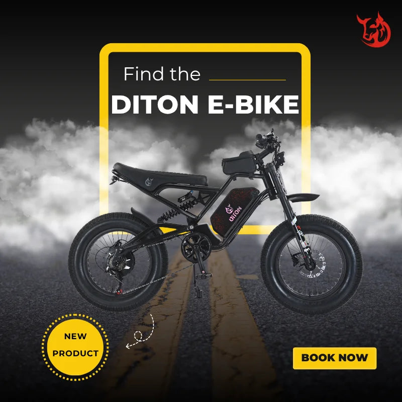 KTX-253587 A powerful 52V 1500W Fat Tire Electric Bike with 7 Speed Gears, 55 km/h Top Speed, and Robust Aluminum Alloy Frame