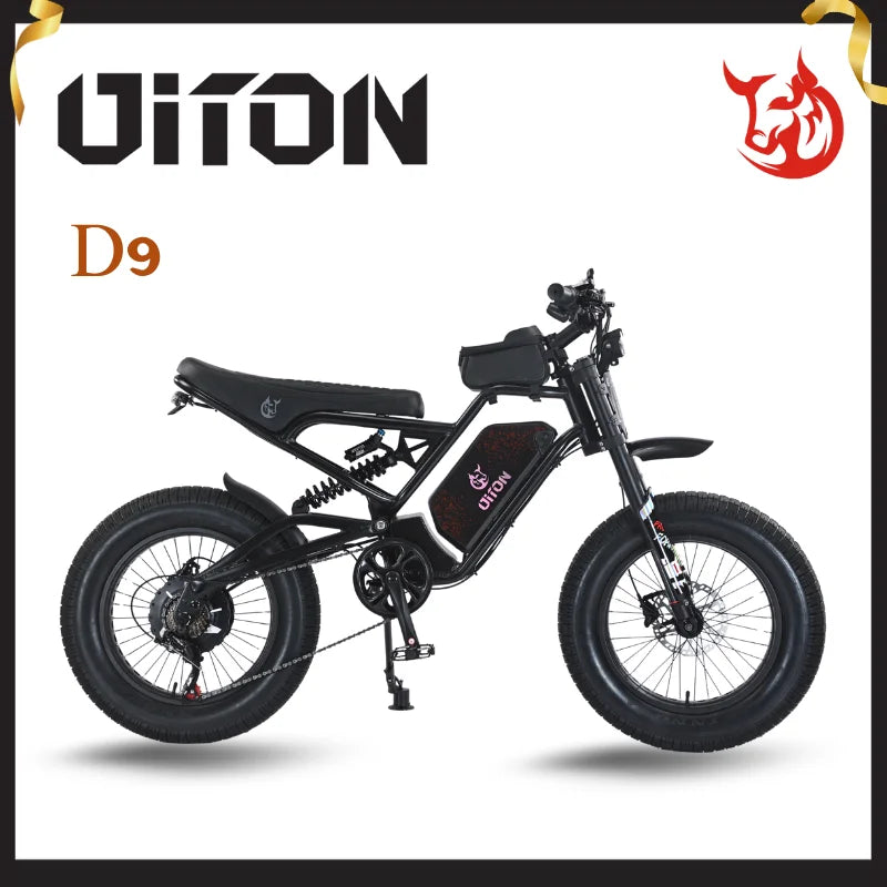 KTX-253587 A powerful 52V 1500W Fat Tire Electric Bike with 7 Speed Gears, 55 km/h Top Speed, and Robust Aluminum Alloy Frame