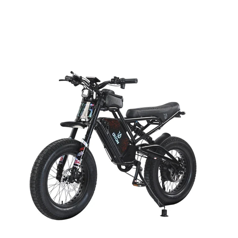 KTX-253587 A powerful 52V 1500W Fat Tire Electric Bike with 7 Speed Gears, 55 km/h Top Speed, and Robust Aluminum Alloy Frame