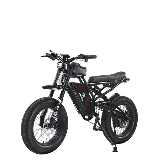 KTX-253587 A powerful 52V 1500W Fat Tire Electric Bike with 7 Speed Gears, 55 km/h Top Speed, and Robust Aluminum Alloy Frame