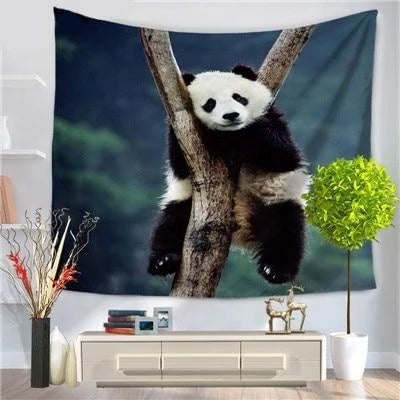 KTX-253587 Cozy Versatile Digital Printed Plush Fabric Tapestry for Home Decor and More