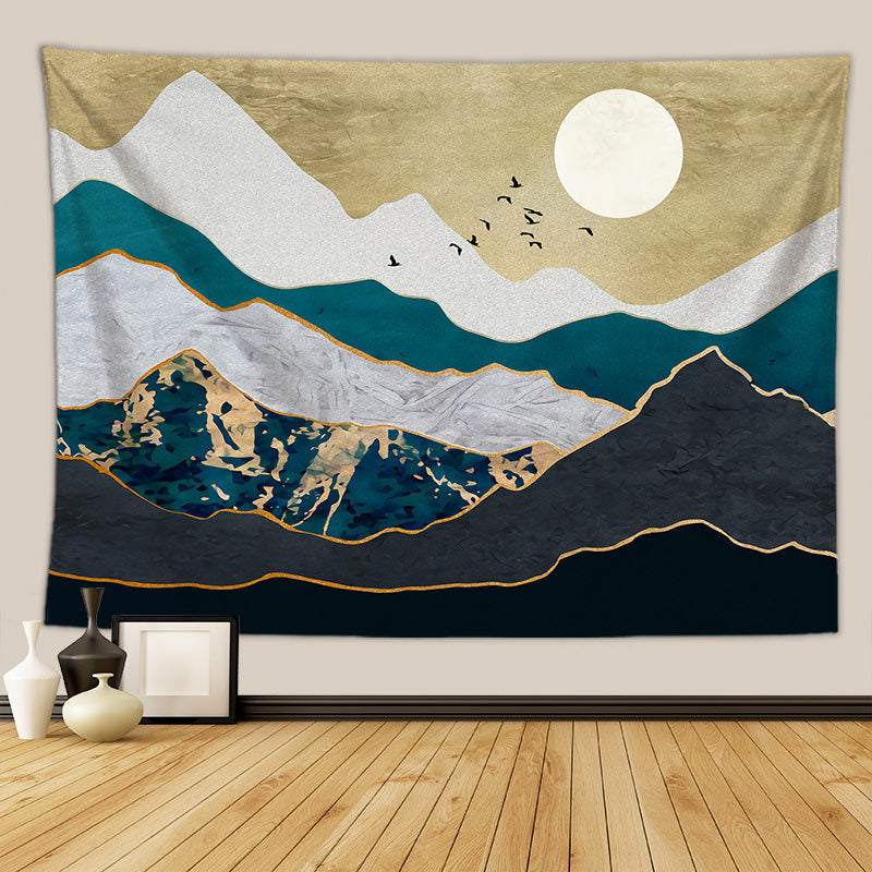 KTX-255507 Beach Tapestry in Various Sizes - Made from Durable Polyester Fiber