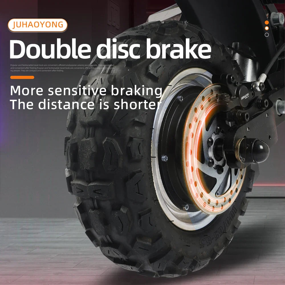 KTX-257363 6000W Dual Motor Off-Road Electric Scooter, 60V 38Ah, 90-100KM Range, Foldable, 200KG Load Capacity