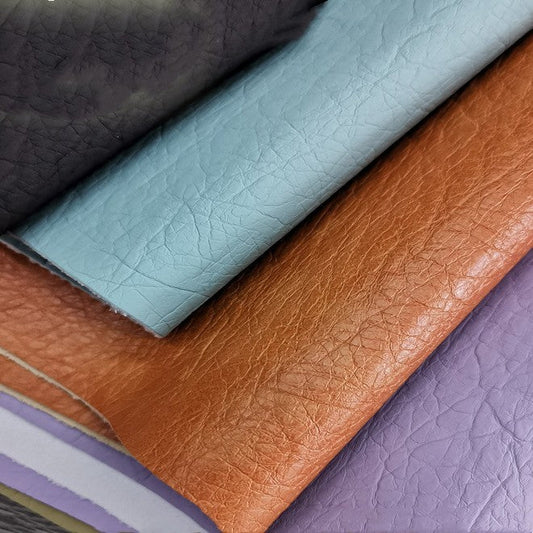 KTX-258323 Double-Color Elephant Pattern PU Leather Fabric - 1.0mm Thickness, 137cm Wide, Multiple Colors