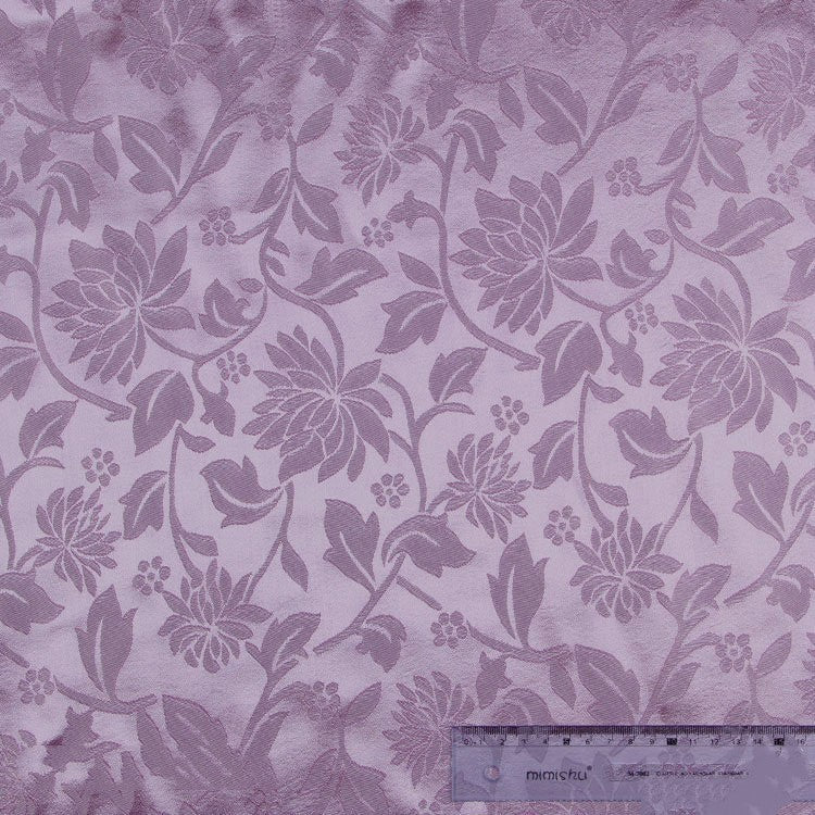 KTX-259475 Beige Lotus Woven Fabric - 100D*75D Polyester for Home Decor & Crafts, 150cm Width, 115g/㎡