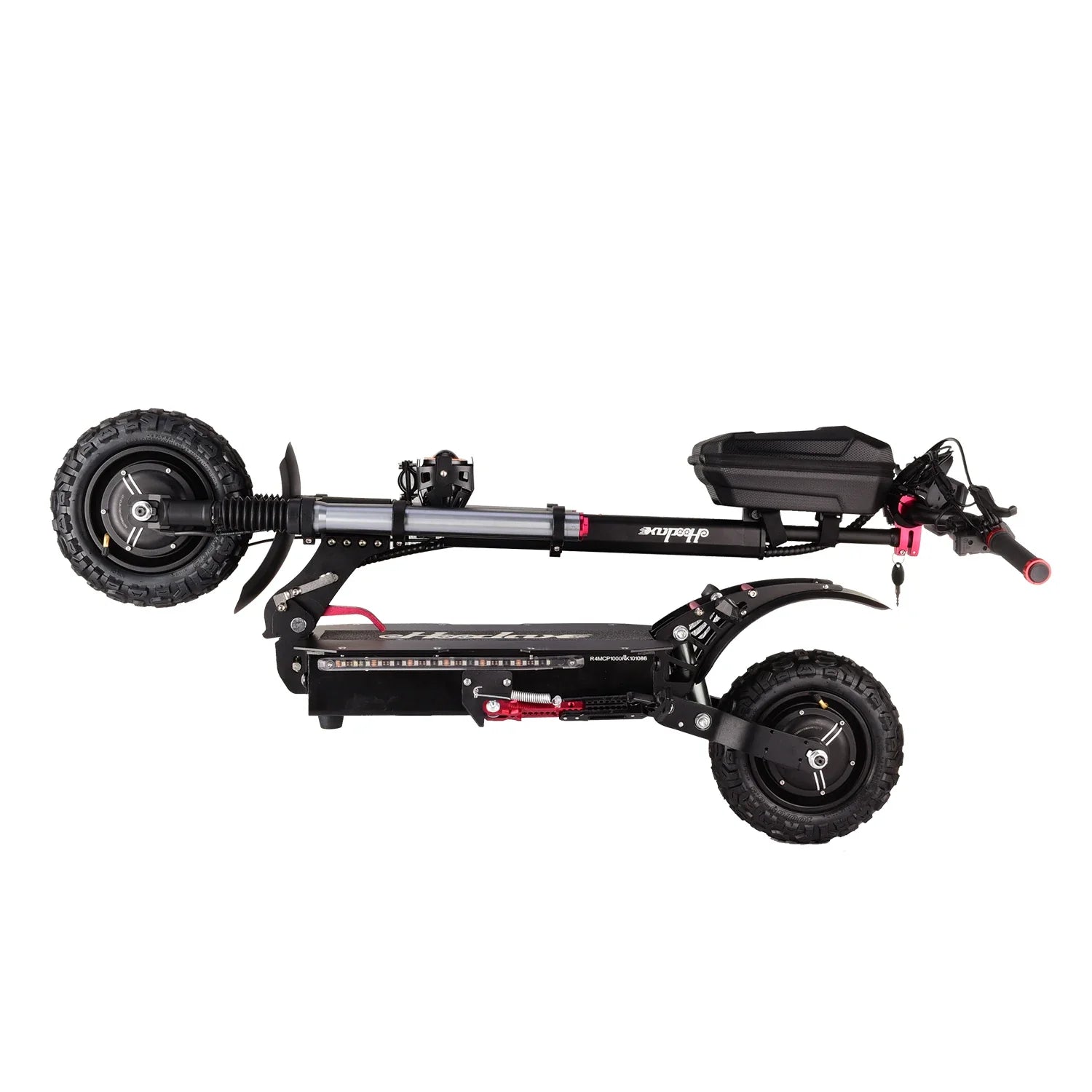 KTX-260819 Electric Scooter with Seat, 5600W Power, 60V, 100km/h Max Speed, Bluetooth, 11-Inch Tires, 200kg Capacity