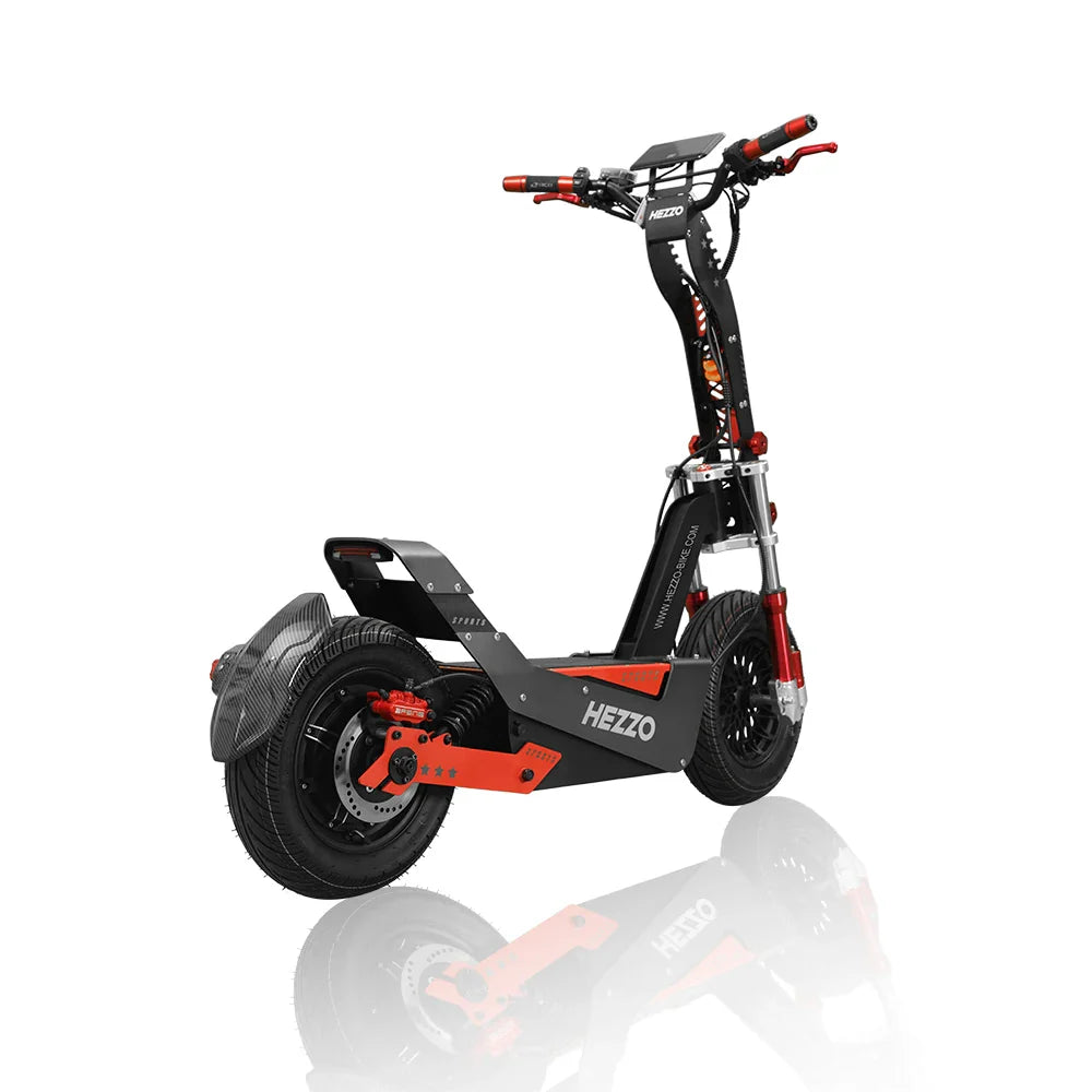 KTX-261139 HEZZO F8 Electric Scooter 72V 8000W 62.6Mph Foldable Off-Road 50Ah Battery 93 Miles Range