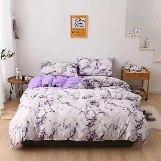 KTX-262099 Textured Stone Quilt Cover Set with Pillowcases in Various Sizes