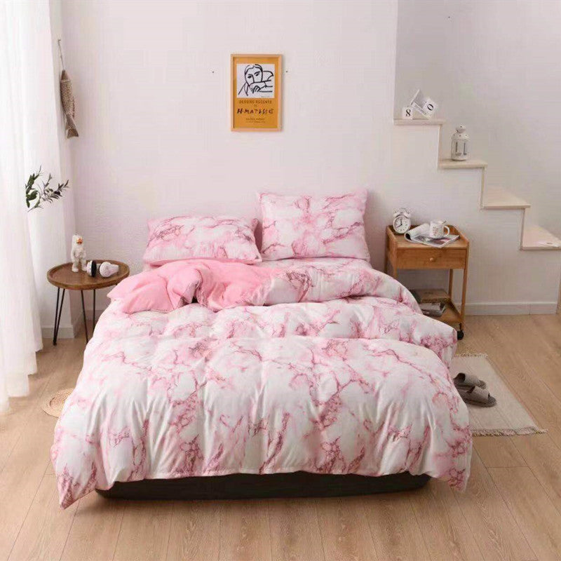 KTX-262099 Textured Stone Quilt Cover Set with Pillowcases in Various Sizes