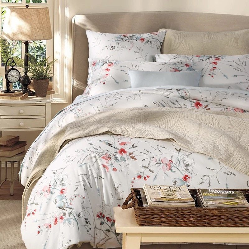 KTX-262419 Pure Cotton Printed Single Duvet Cover - Soft & Lightweight Bedding Essential